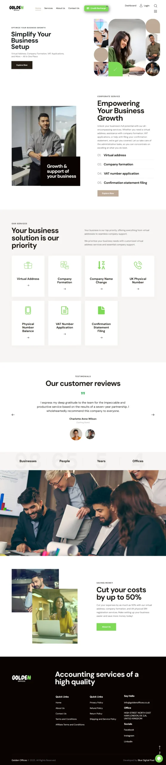 Golden Offices Web Development Case Study Golden Offices Web Development Case Study
