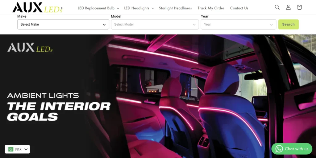 AUX LED Shopify Shore